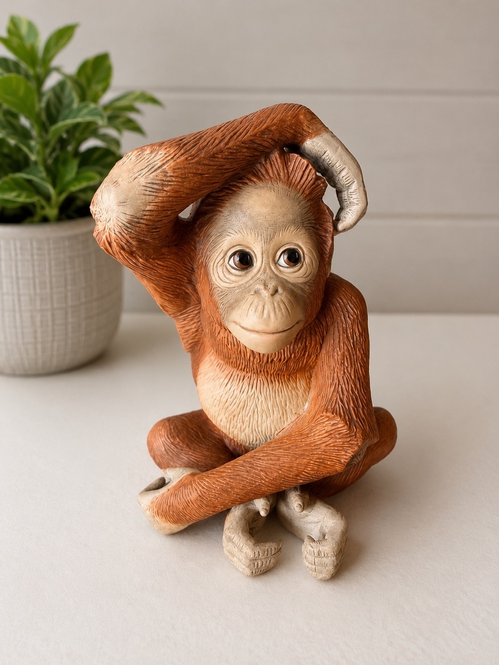 Vintage Lenox Orangutan Figurine Smithsonian Collection 1994 Porcelain